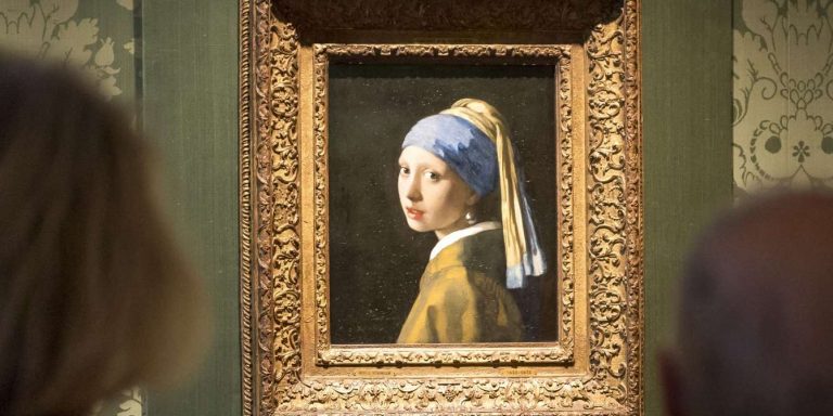 La Jeune Fille à la perle de Vermeerde TBRINK en poster, tableau sur toile et plus