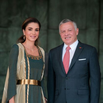 Rania De Jordanie Et Son Mari